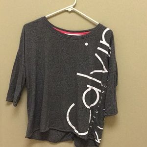 Calvin Klein 3/4 length performance top